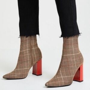 JEFFERY CAMPBELL Siren Plaid  Boots